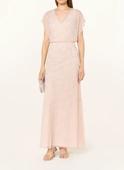 Abendkleid mit Schmuckperlen