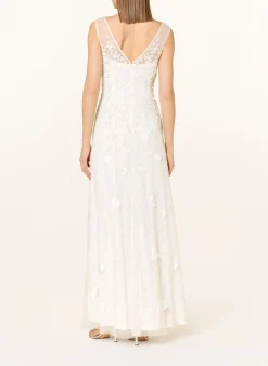 Abendkleid mit Schmuckperlen