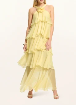 Abendkleid mit Volants