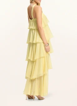Abendkleid mit Volants