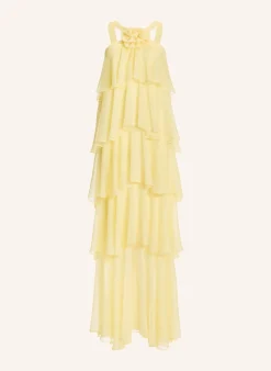 Abendkleid mit Volants