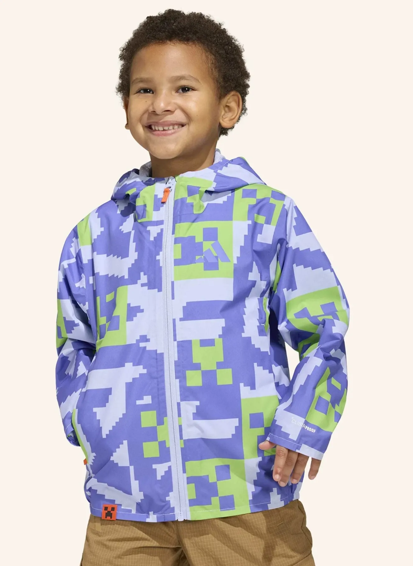 ADIDAS MINECRAFT TERREX 2 LAYER CLIMAPROOF REGENJACKE