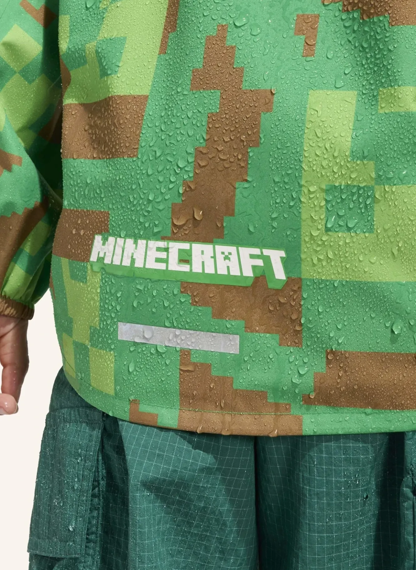ADIDAS MINECRAFT TERREX 2 LAYER CLIMAPROOF REGENJACKE