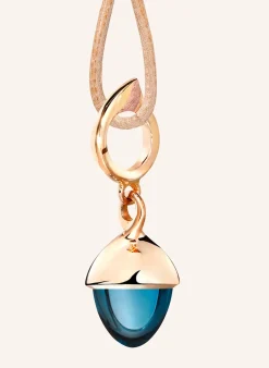 Anhänger PENDANT MIKADO FLAMENCO LONDON TOPAZ aus 18 Karat Roségold mit London Topas