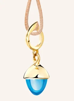 Anhänger PENDANT MIKADO FLAMENCO SWISS TOPAZ aus 18 Karat Gelbgold mit Swiss Topas
