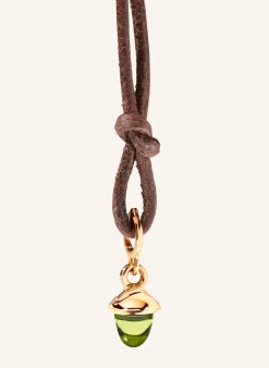 Anhänger PENDANT MINIMIKADO PERIDOT 18K Roségold