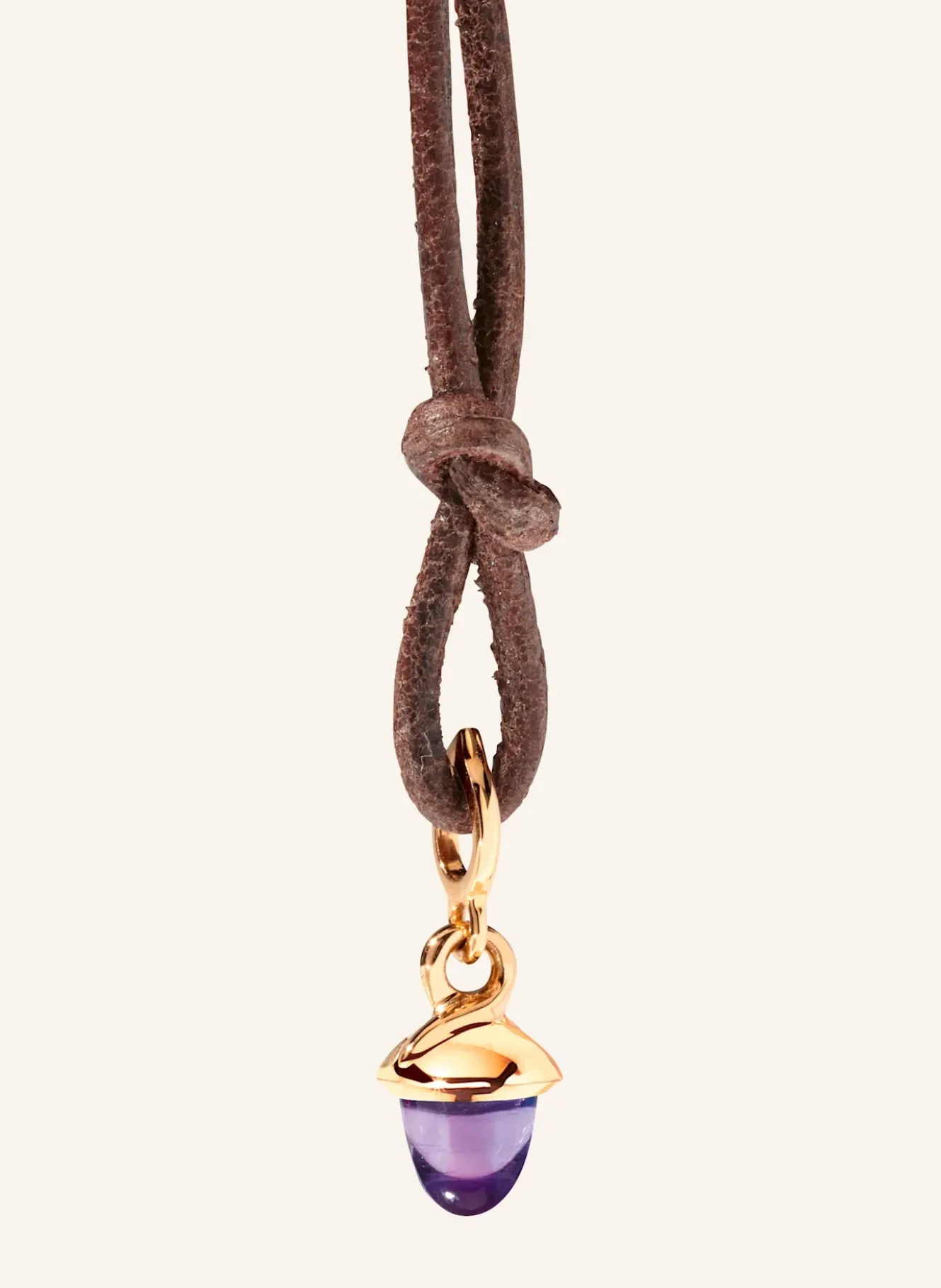 Anhänger PENDANT MINIMIKADO AMETHYST 18K Roségold