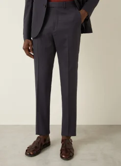 Anzughose Regular Fit aus Leinen