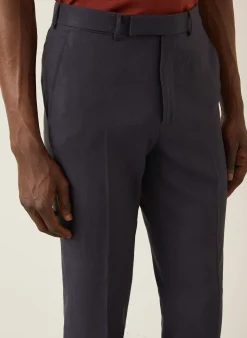 Anzughose Regular Fit aus Leinen