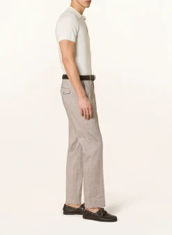 Anzughose Regular Fit mit Leinen