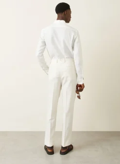 Anzughose Slim Fit aus Leinen