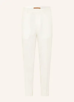 Anzughose Slim Fit aus Leinen