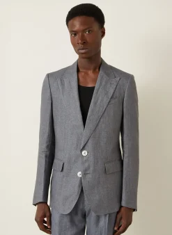 Anzugsakko Extra Slim Fit aus Leinen