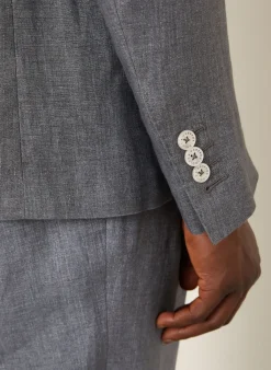 Anzugsakko Extra Slim Fit aus Leinen