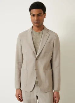 Anzugsakko Regular Fit aus Leinen