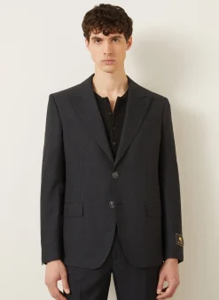 Anzugsakko Slim Fit aus Jacquard