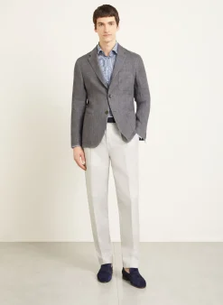 Anzugsakko Slim Fit aus Leinen
