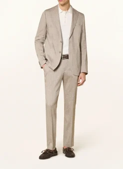 Anzugsakko Slim Fit mit Leinen
