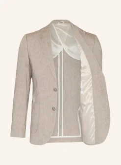 Anzugsakko Slim Fit mit Leinen