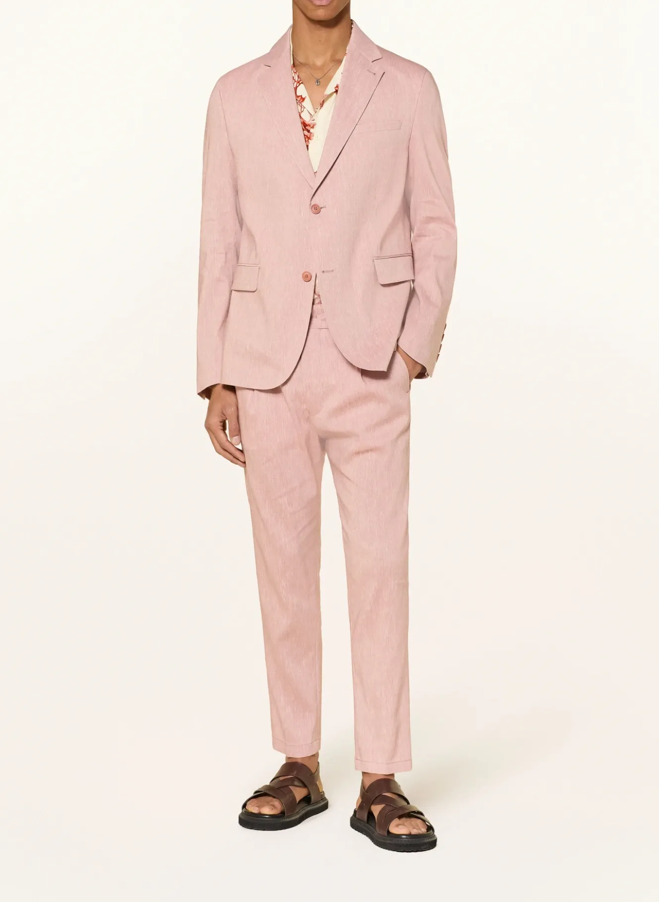 Anzugsakko YAMES Slim Fit mit Leinen
