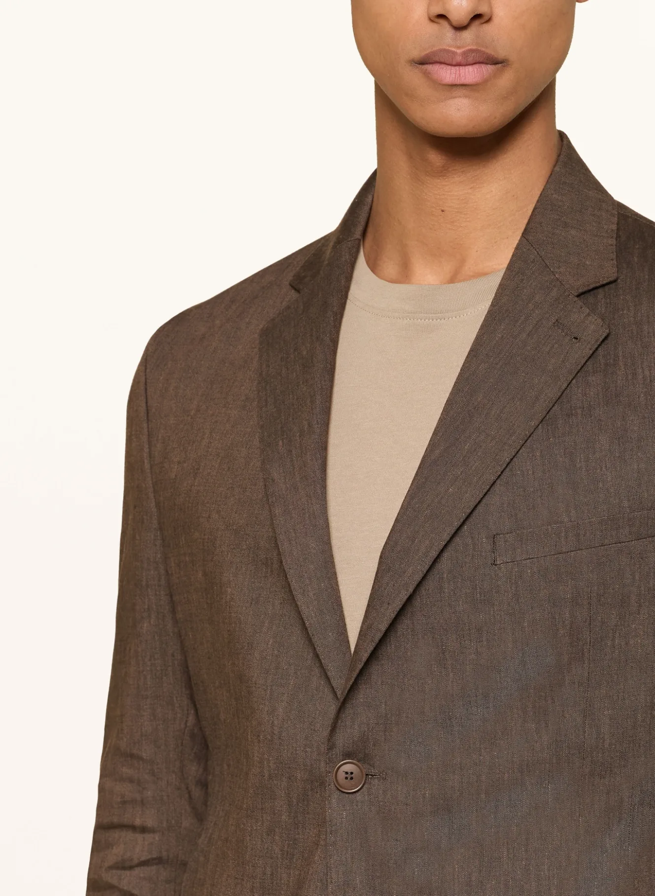 Anzugsakko YAMES Slim Fit mit Leinen