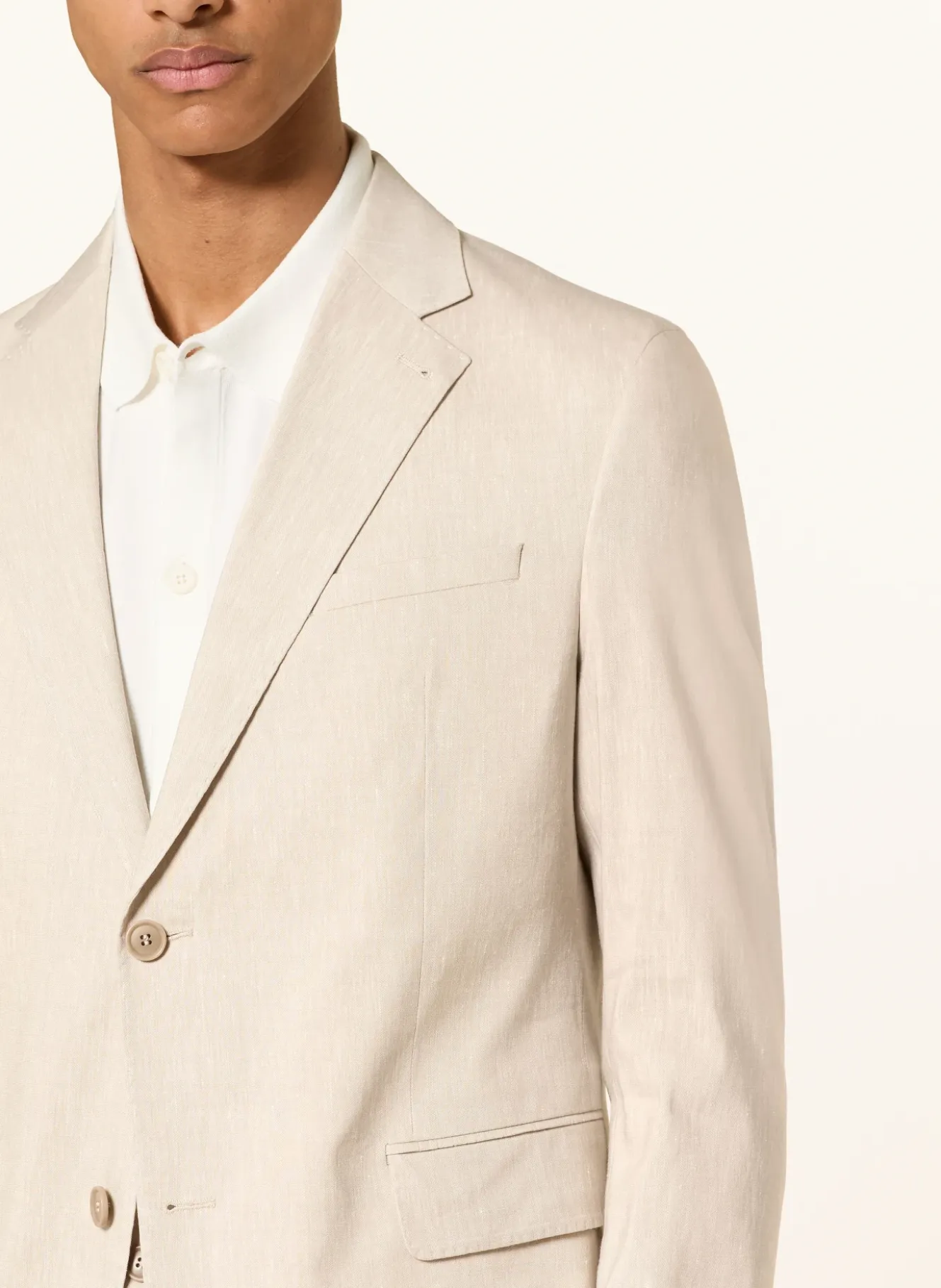 Anzugsakko YAMES Slim Fit mit Leinen