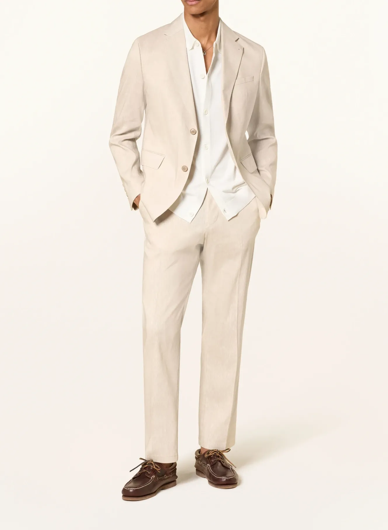 Anzugsakko YAMES Slim Fit mit Leinen