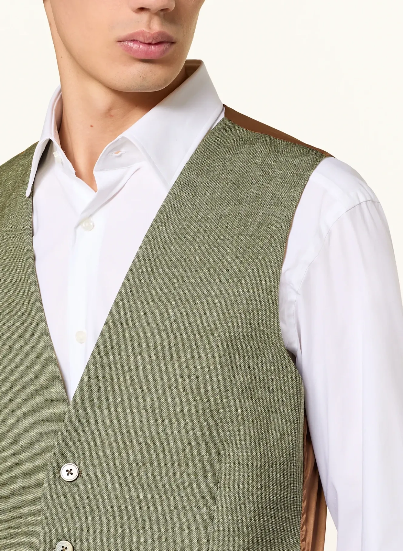 Anzugsweste Slim Fit aus Jersey