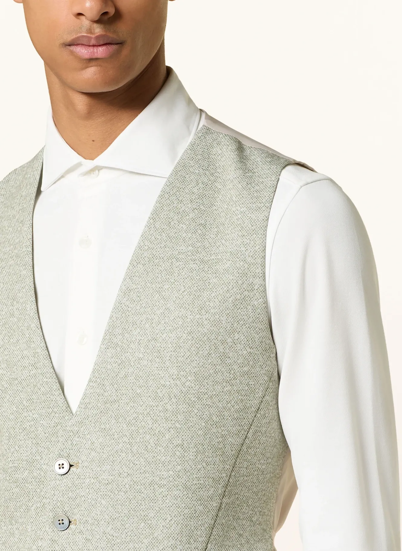 Anzugweste Extra Slim Fit zum Wenden aus Jersey