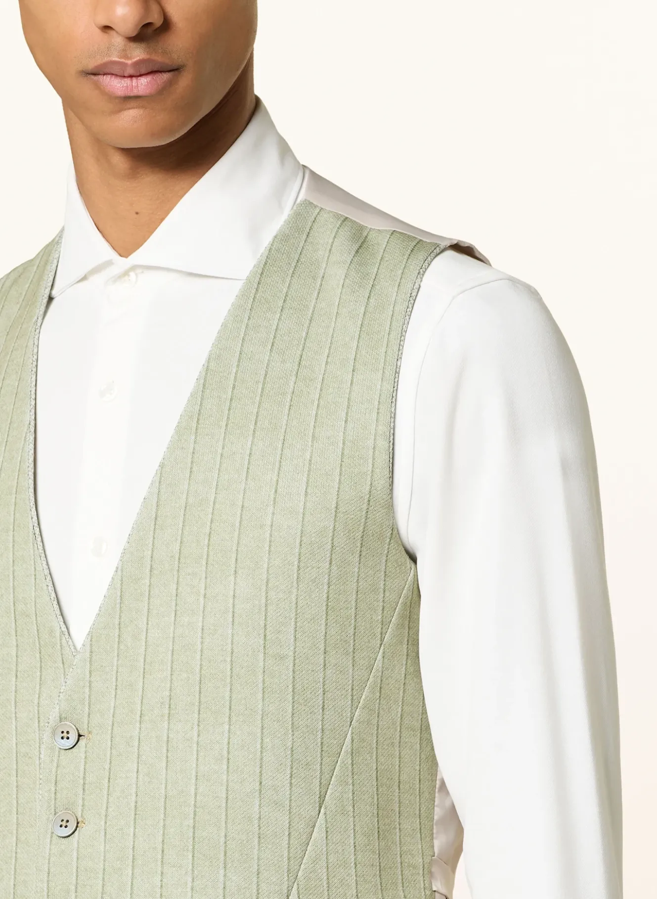 Anzugweste Extra Slim Fit zum Wenden aus Jersey