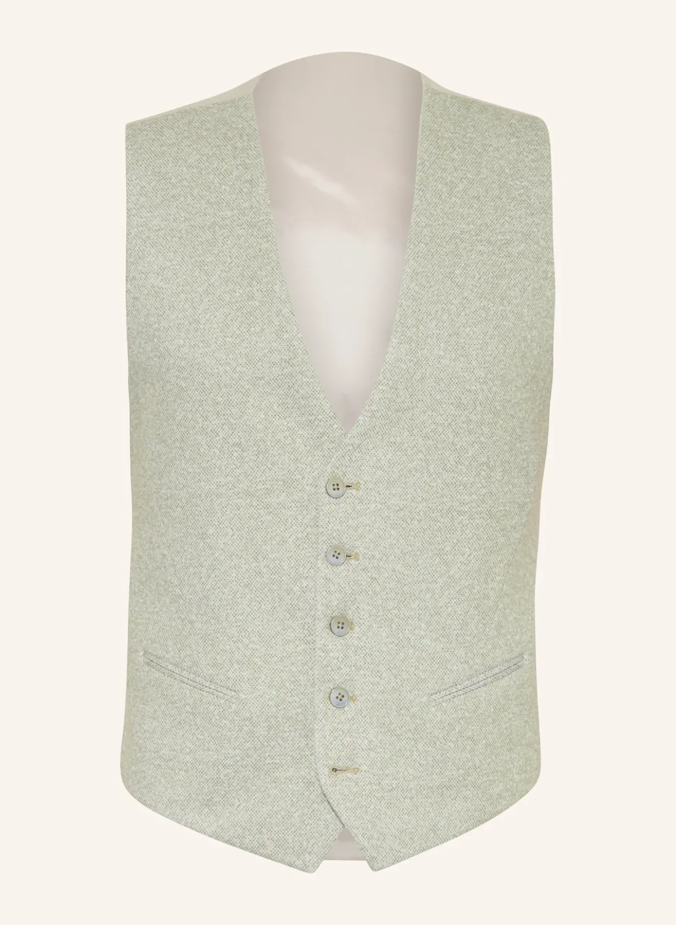 Anzugweste Extra Slim Fit zum Wenden aus Jersey