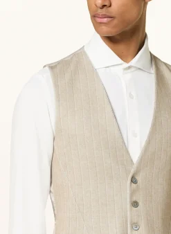 Anzugweste Extra Slim Fit zum Wenden aus Jersey