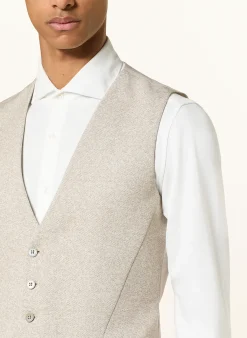 Anzugweste Extra Slim Fit zum Wenden aus Jersey