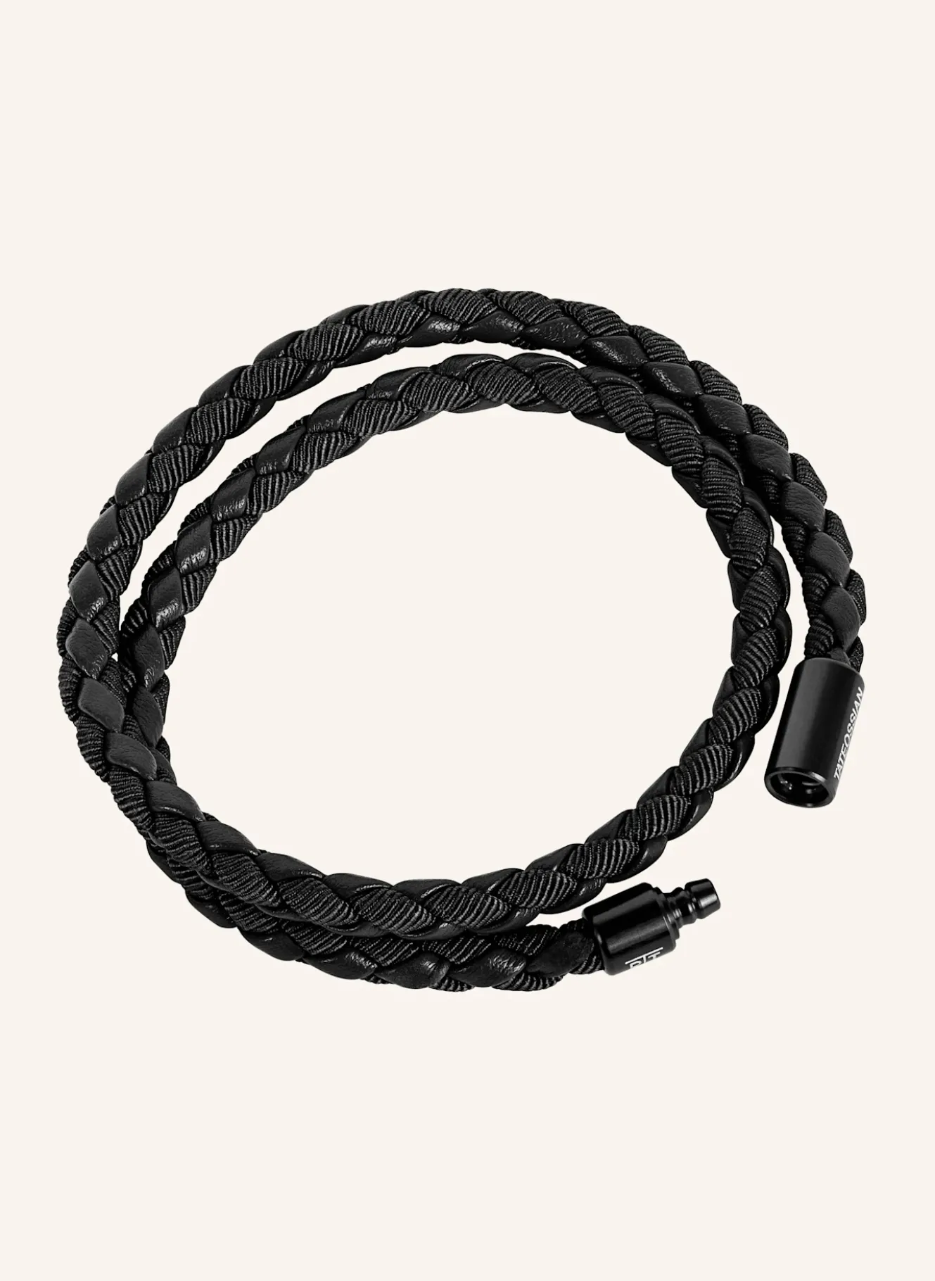 Armband aus Öko-Leder mit Aluminiumverschluss