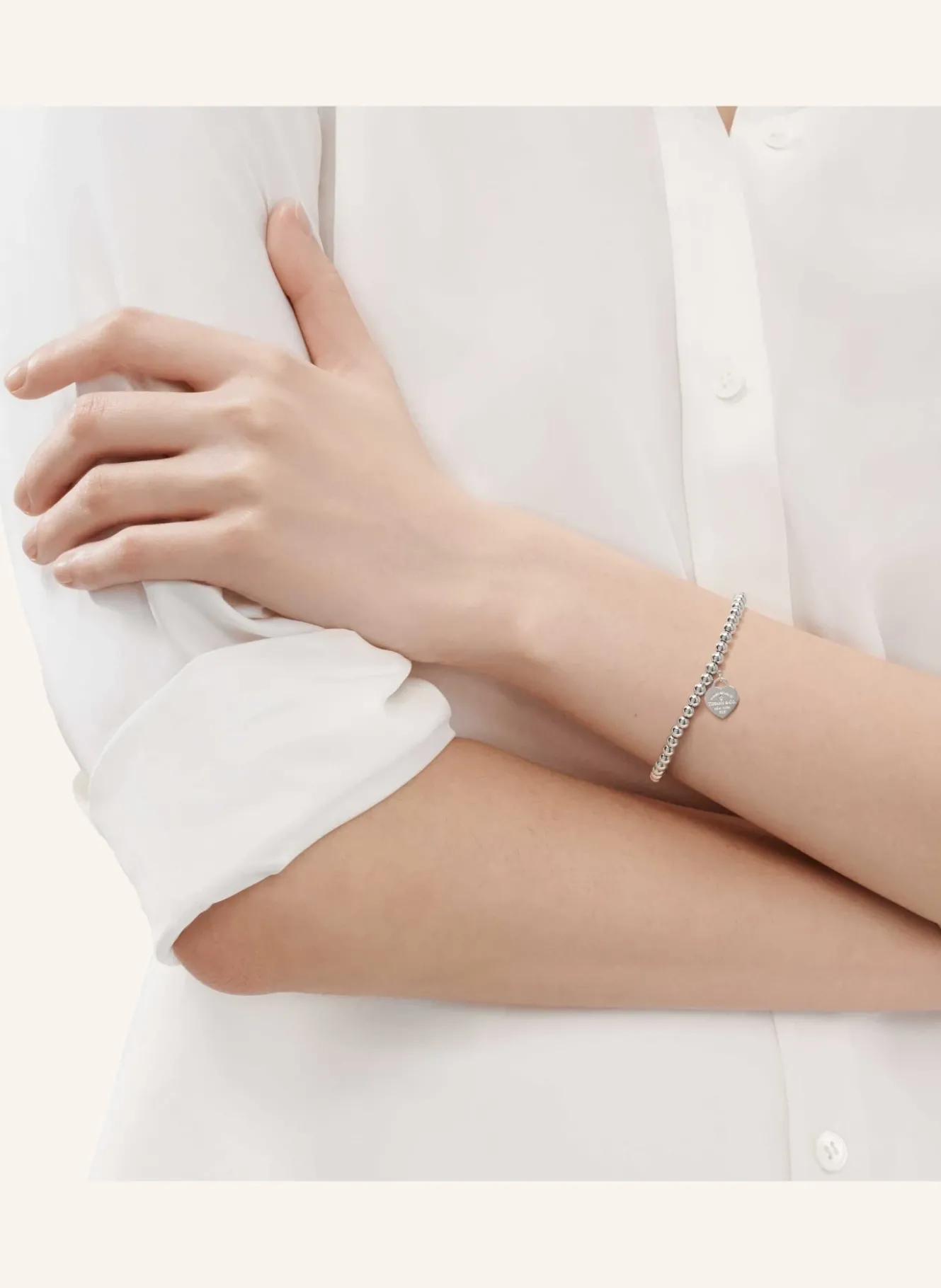 Armband RETURN TO TIFFANY™ aus Sterlingsilber mit einem Diamanten im runden Brillantschliff