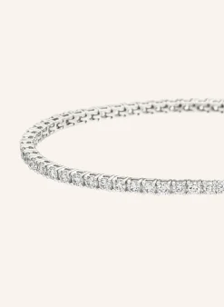 Armband TENNIS aus 18 Karat Weißgold mit 3,42 ct. Diamanten