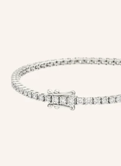 Armband TENNIS aus 18 Karat Weißgold mit 3,42 ct. Diamanten