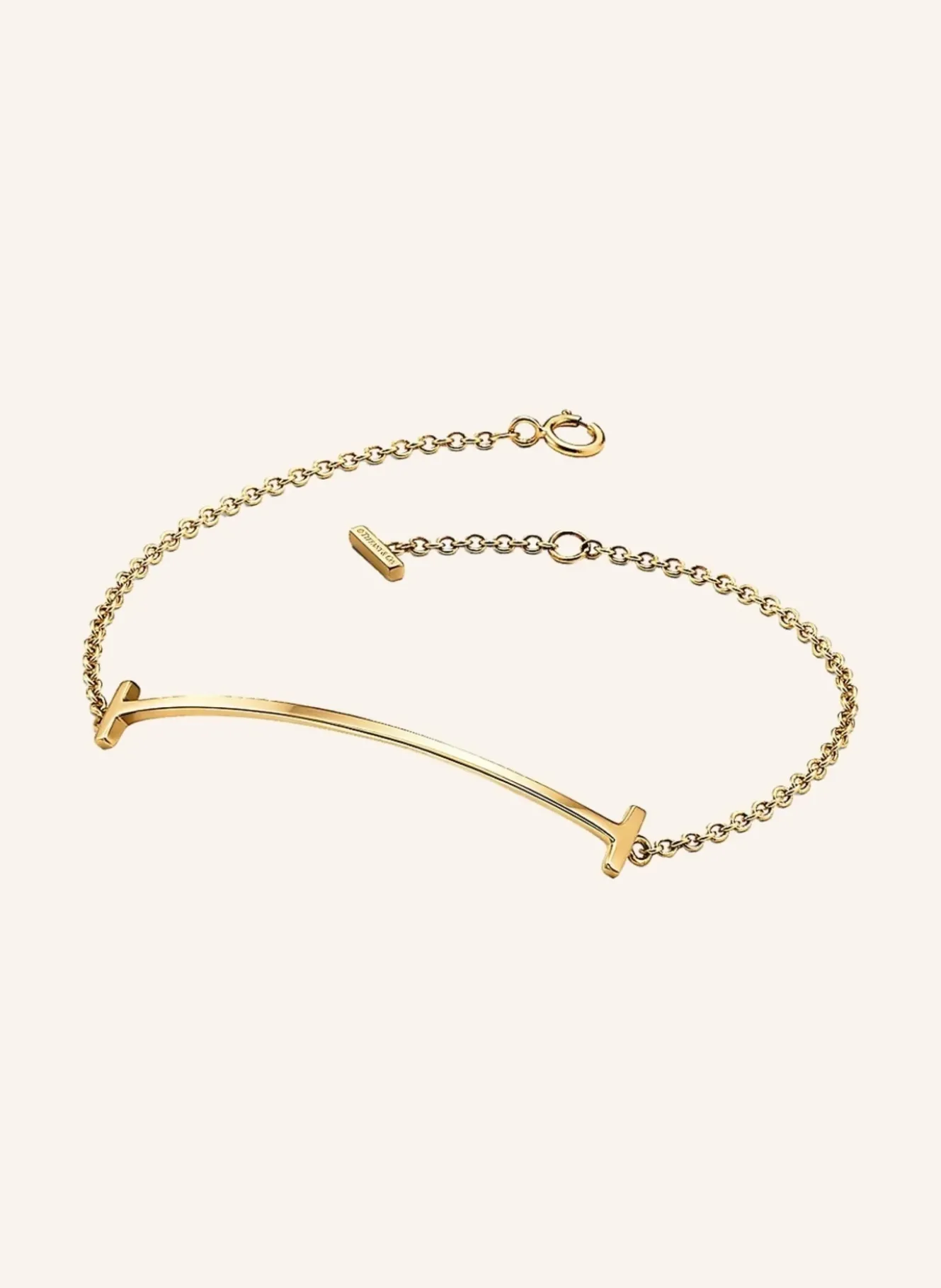 Armband TIFFANY T SMILE aus 18 Karat Gelbgold