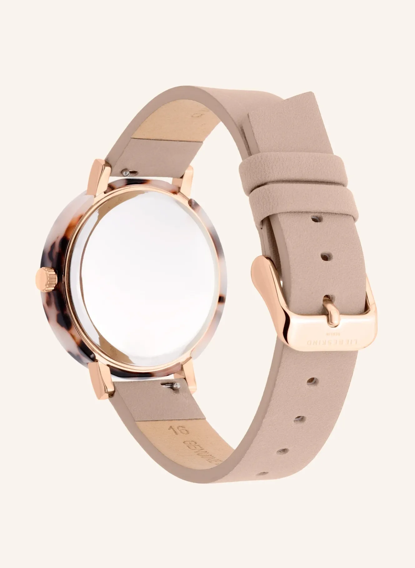 Armbanduhr aus Echtleder