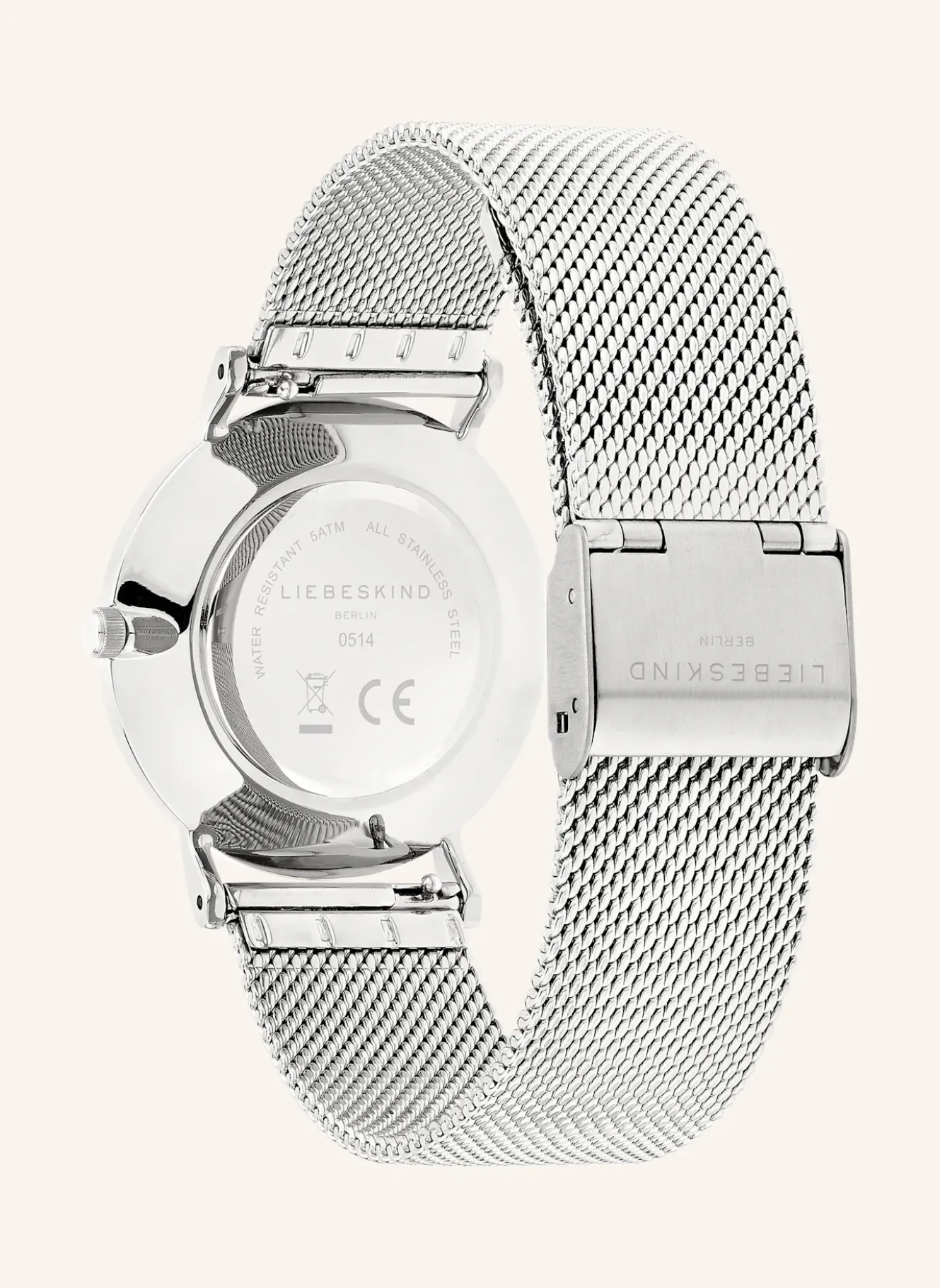Armbanduhr aus Edelstahl