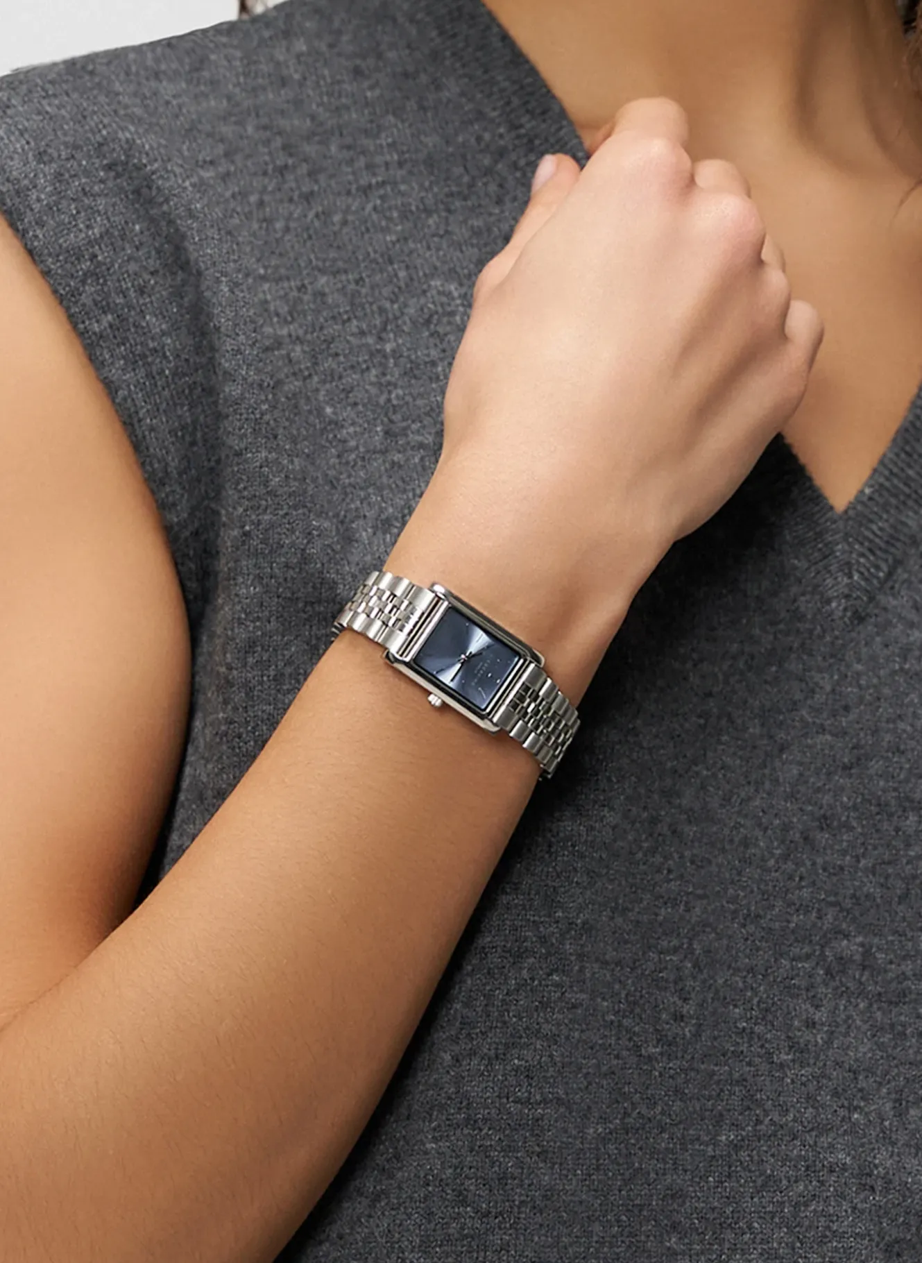 Armbanduhr aus Edelstahl