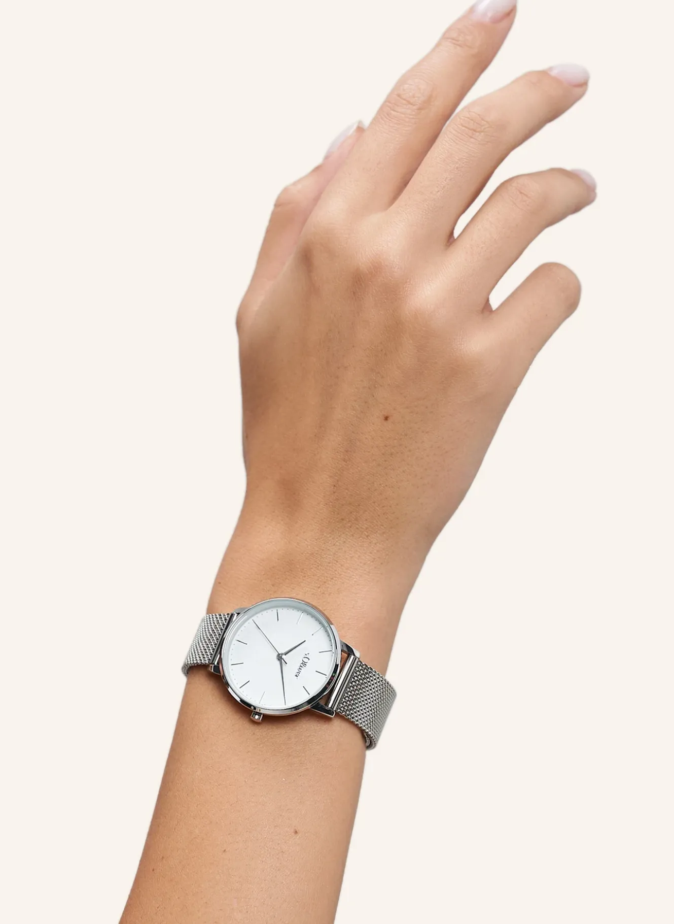 Armbanduhr aus Edelstahl