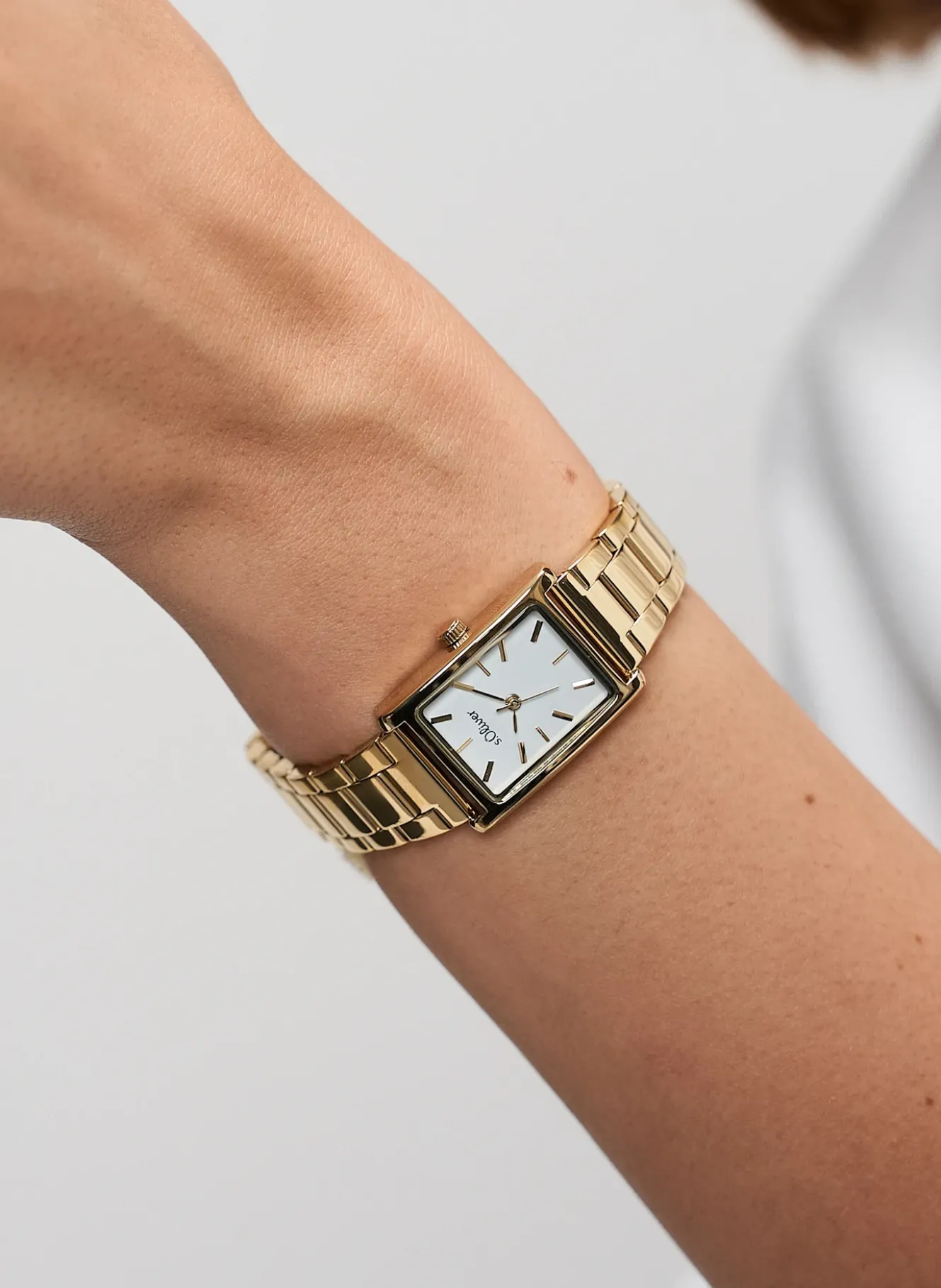 Armbanduhr aus Edelstahl
