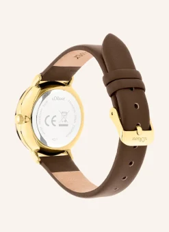 Armbanduhr aus Kunstleder
