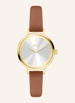 Armbanduhr aus Kunstleder