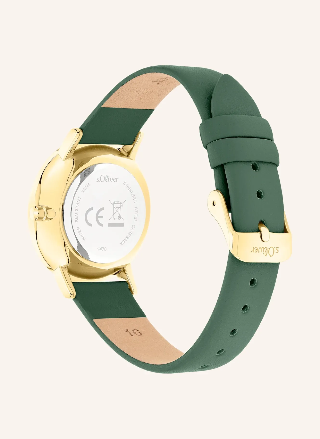 Armbanduhr aus Kunstleder