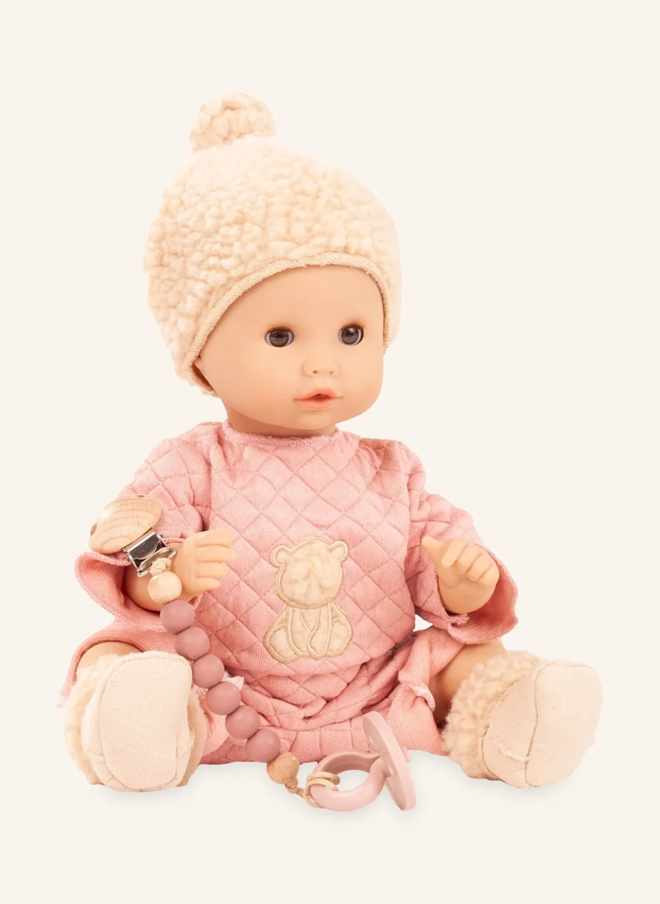 Babypuppe SLEEPY AQUINI Bärig