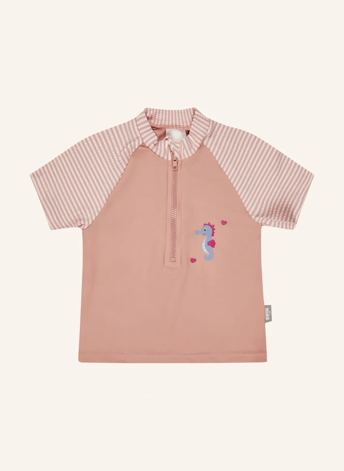 Badeshirt kurzarm Seepferdchen