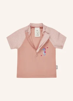 Badeshirt kurzarm Seepferdchen