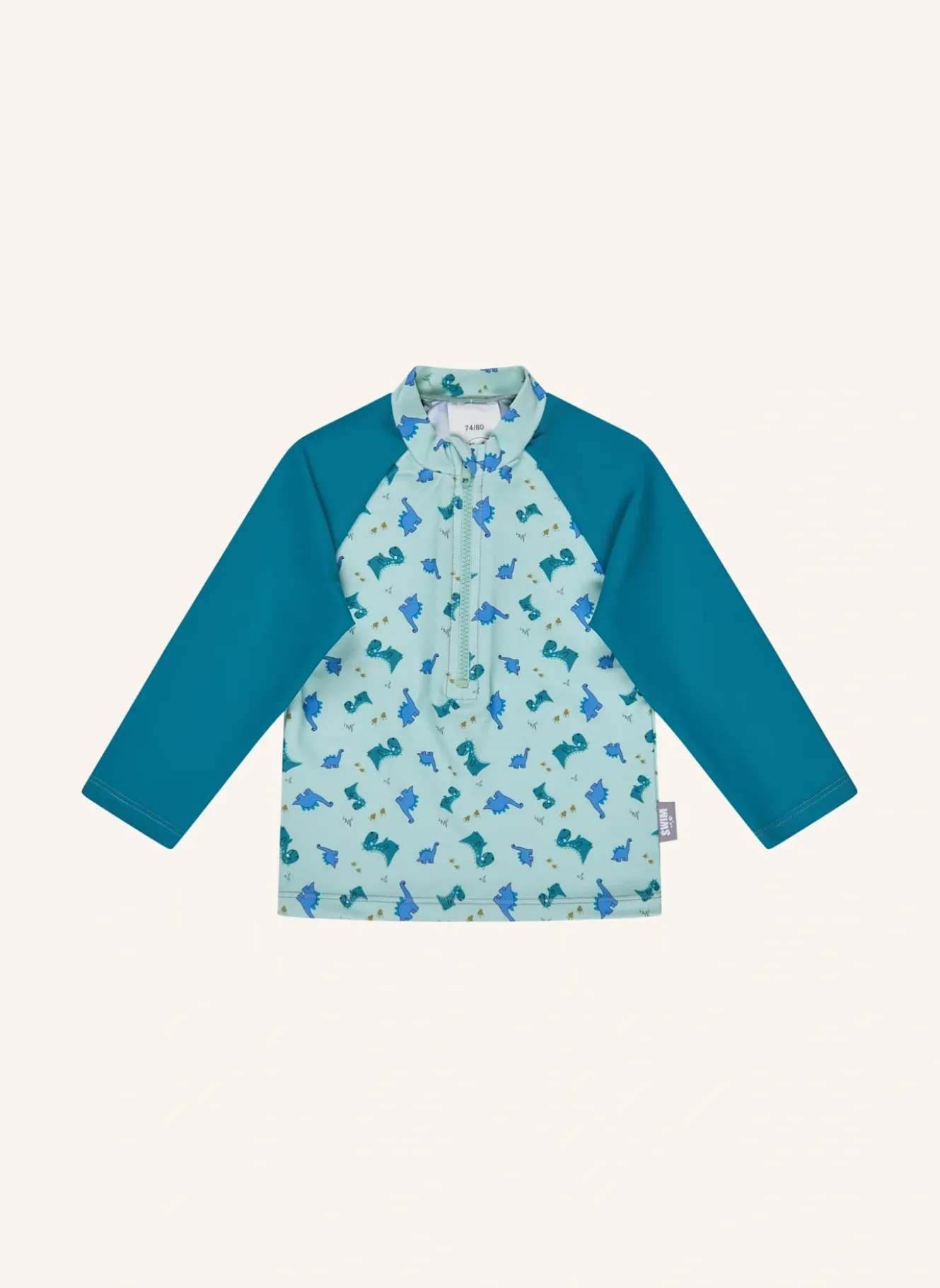 Badeshirt langarm Dino